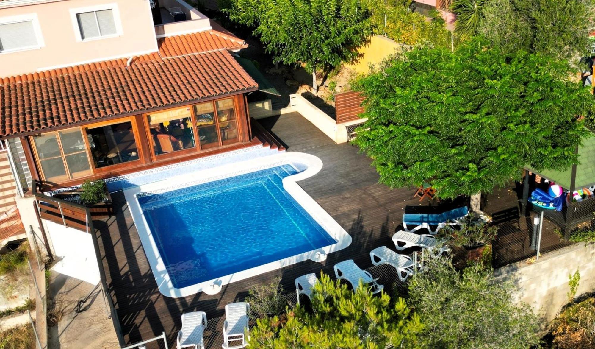 VILLA DU LAC spéciale FAMILLE, piscine et CONFORT Riudecanyes Exterior foto